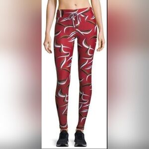 The Upside Wild Things Red Drawstring Yoga Pants